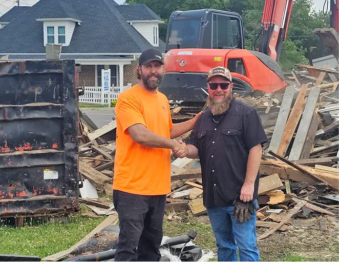 On Site With Demolition Inc Crew