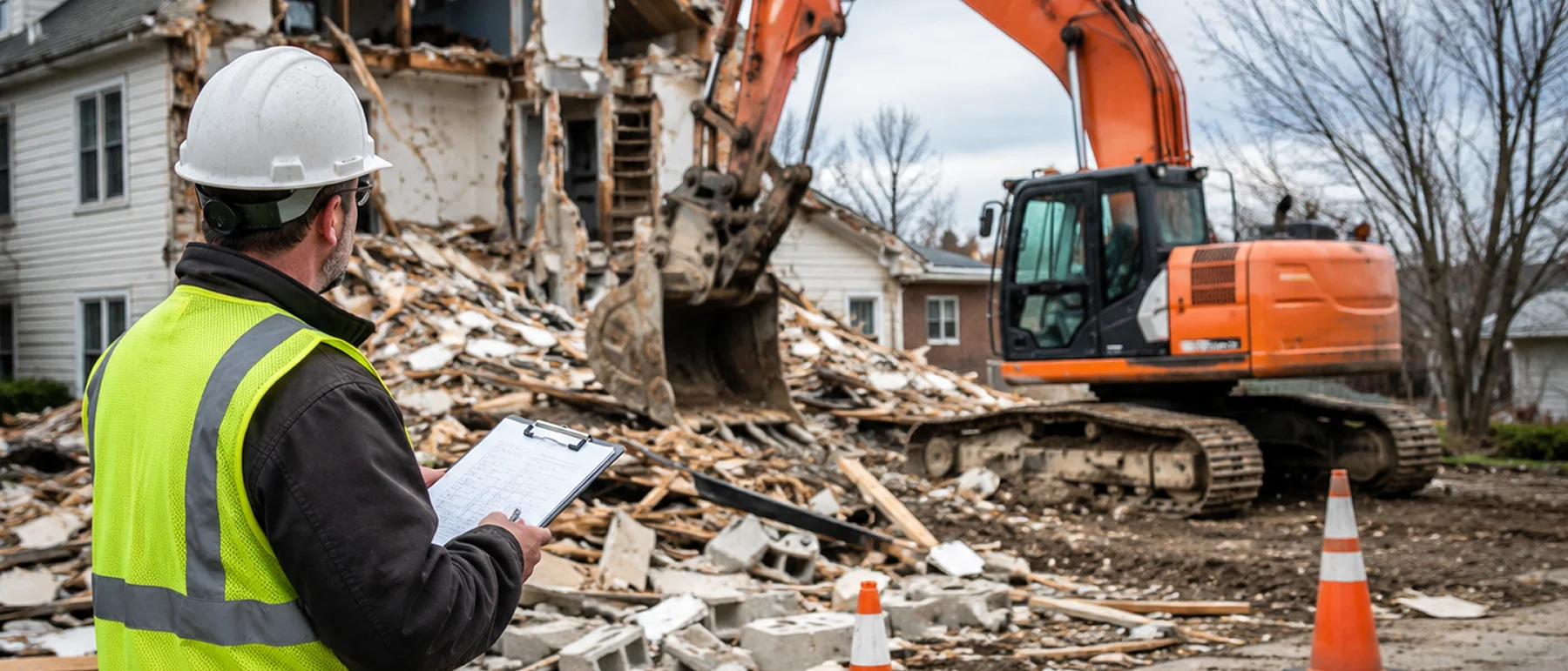 Site Supervisor and Heavy Equipment