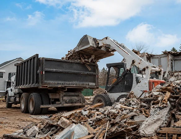 Demolition Truck Loading
